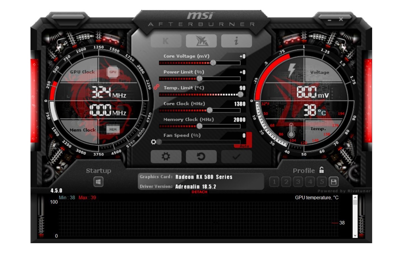 MSI afterburner программа для разгона