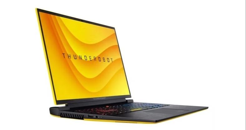 Thunderobot yellow laptop (Тандеробот Зеро ноутбук)