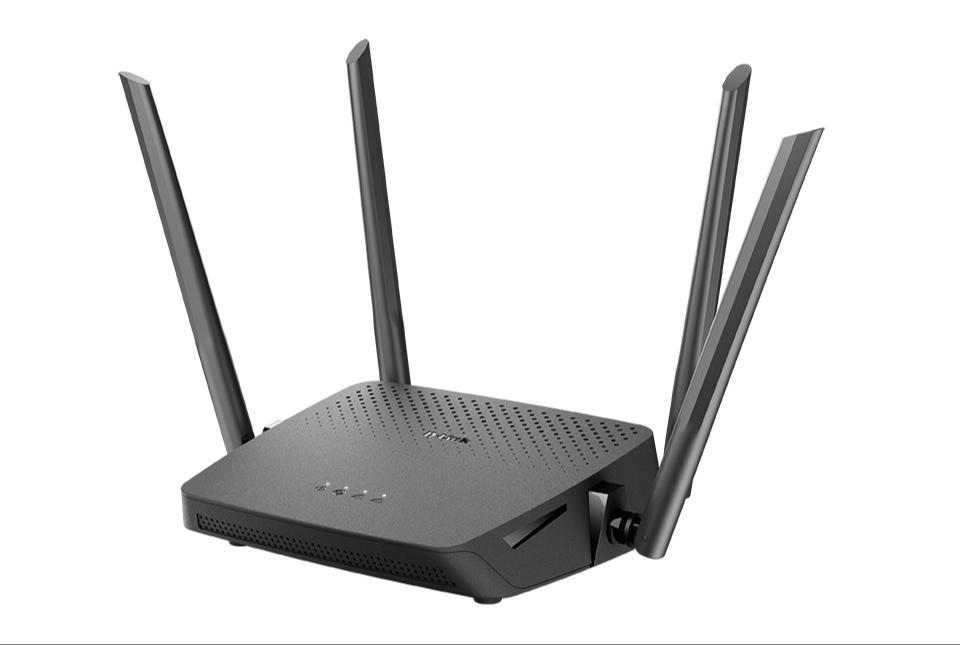 Черный wifi роутер