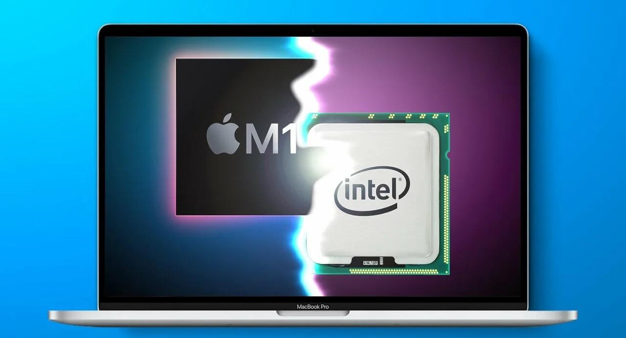 macbook на процессоре m1 vs macbook на intel core