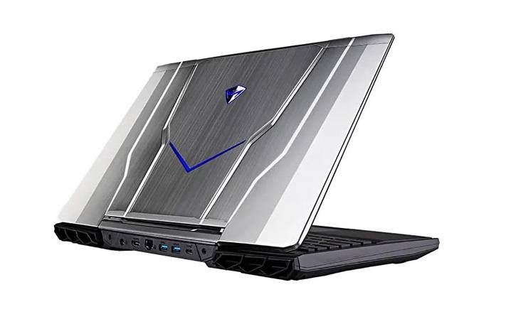Машенике Ф117 (machenike f117) игровой ноутбук вид сзади
