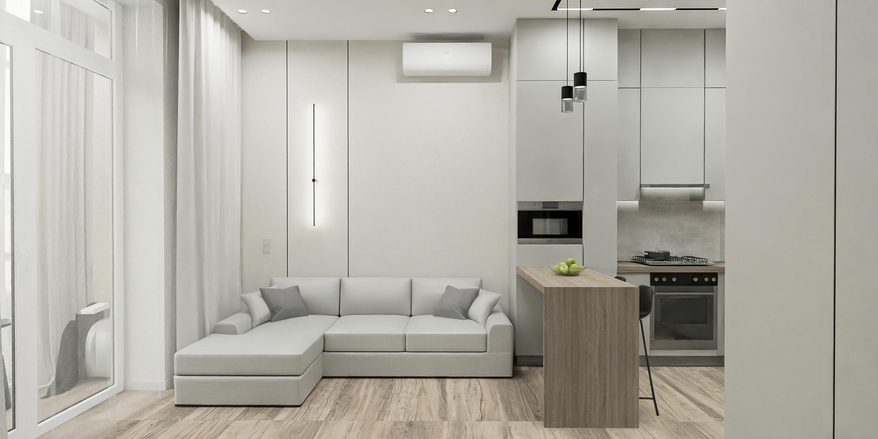 Дизайн кухни в ЖК «Резиденция ГринПарк»