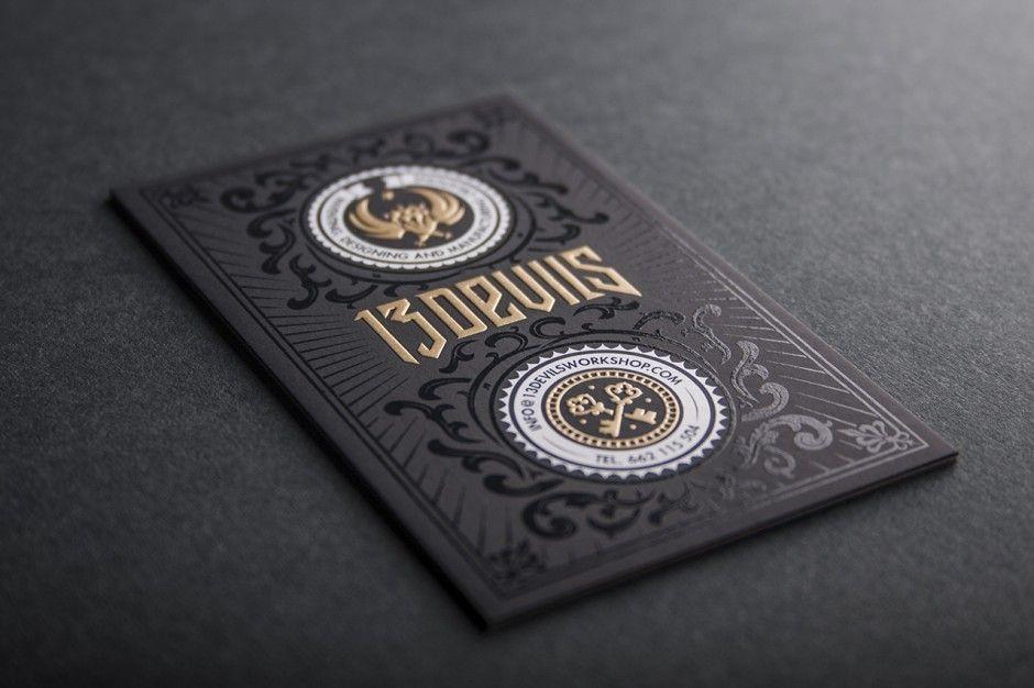 invitation + envelope with hot foil embossing alt