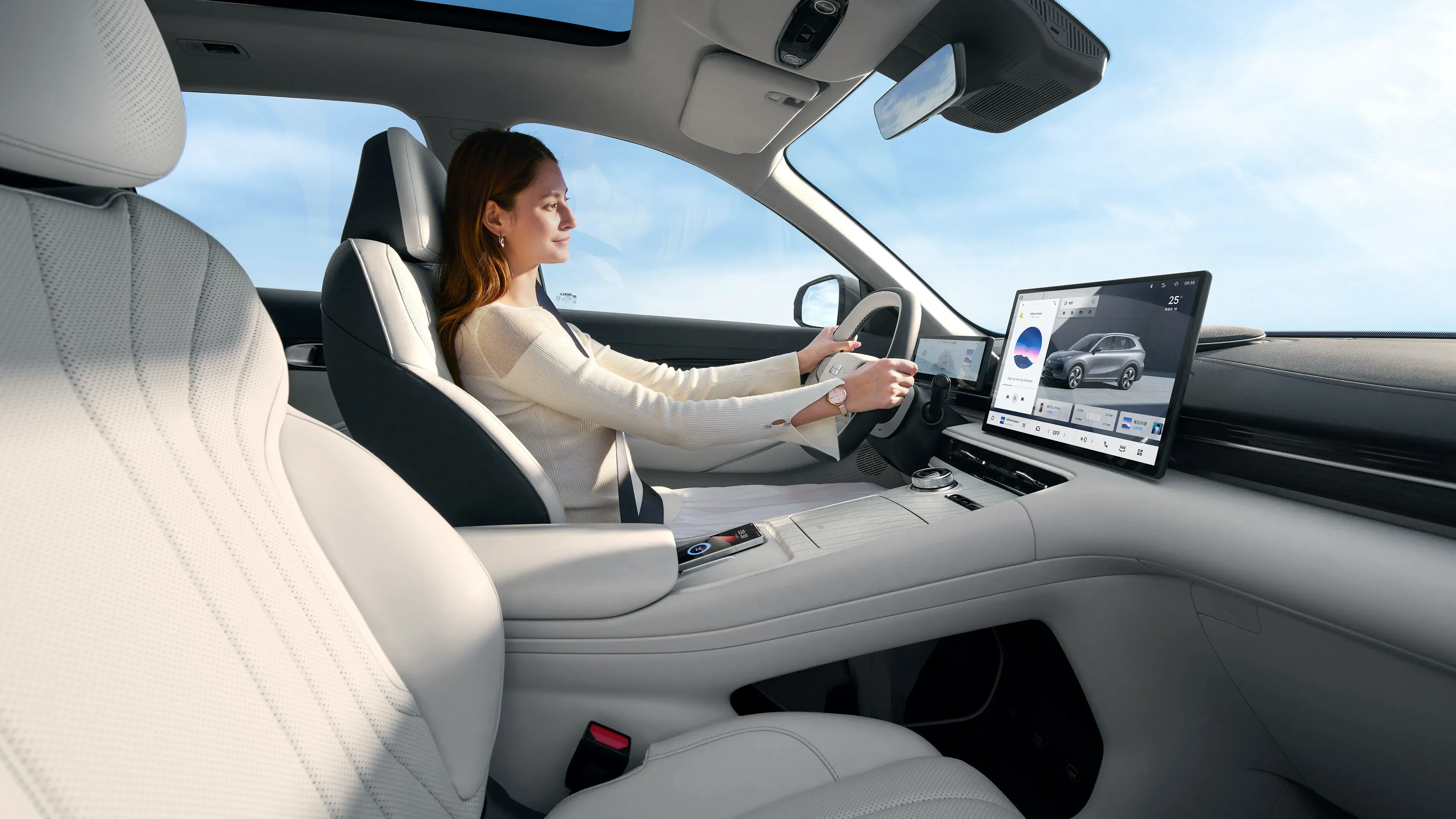 BYD Seagull салон задние сиденья