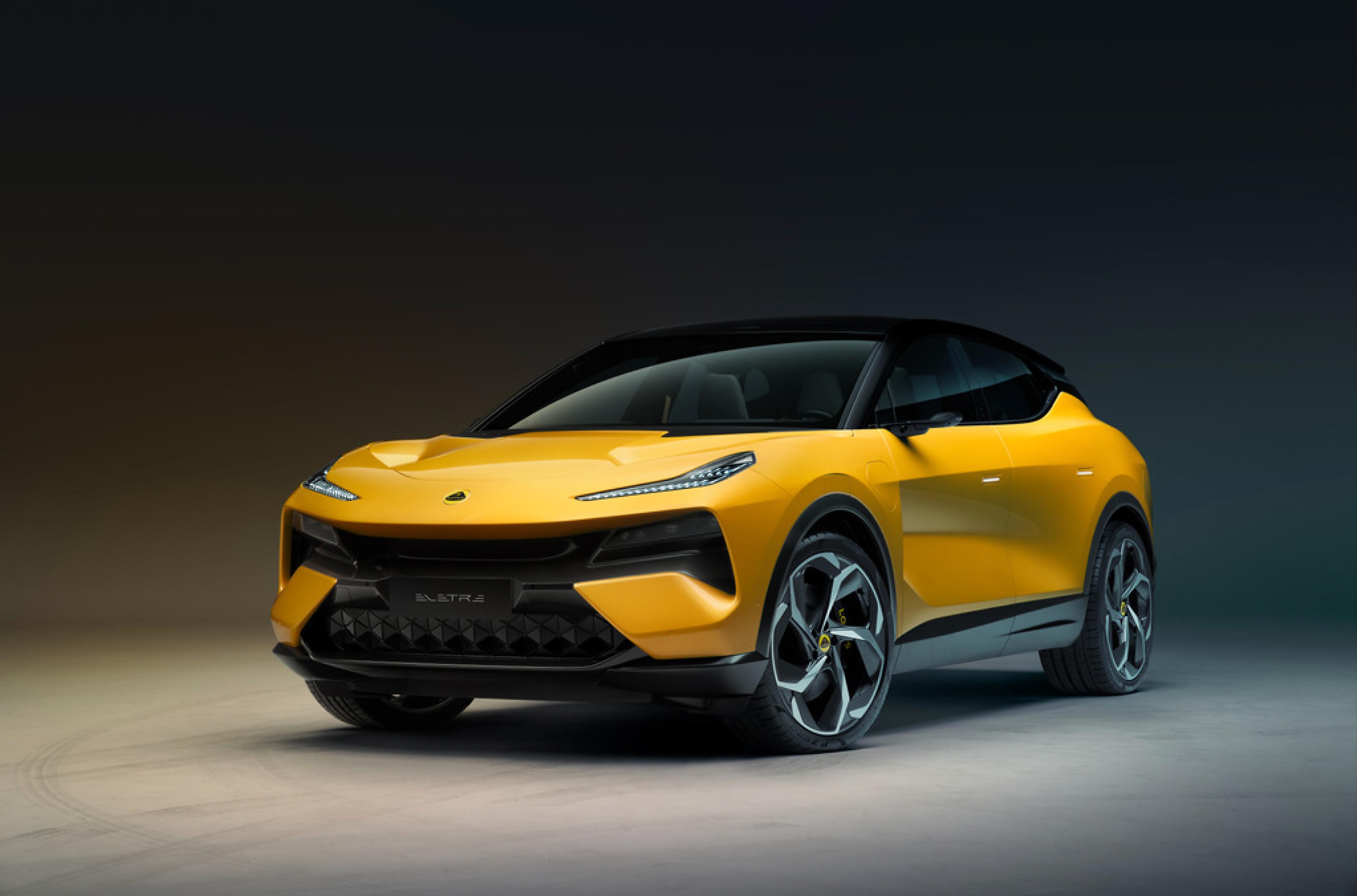 Дизайн Lotus Eletre вид сбоку