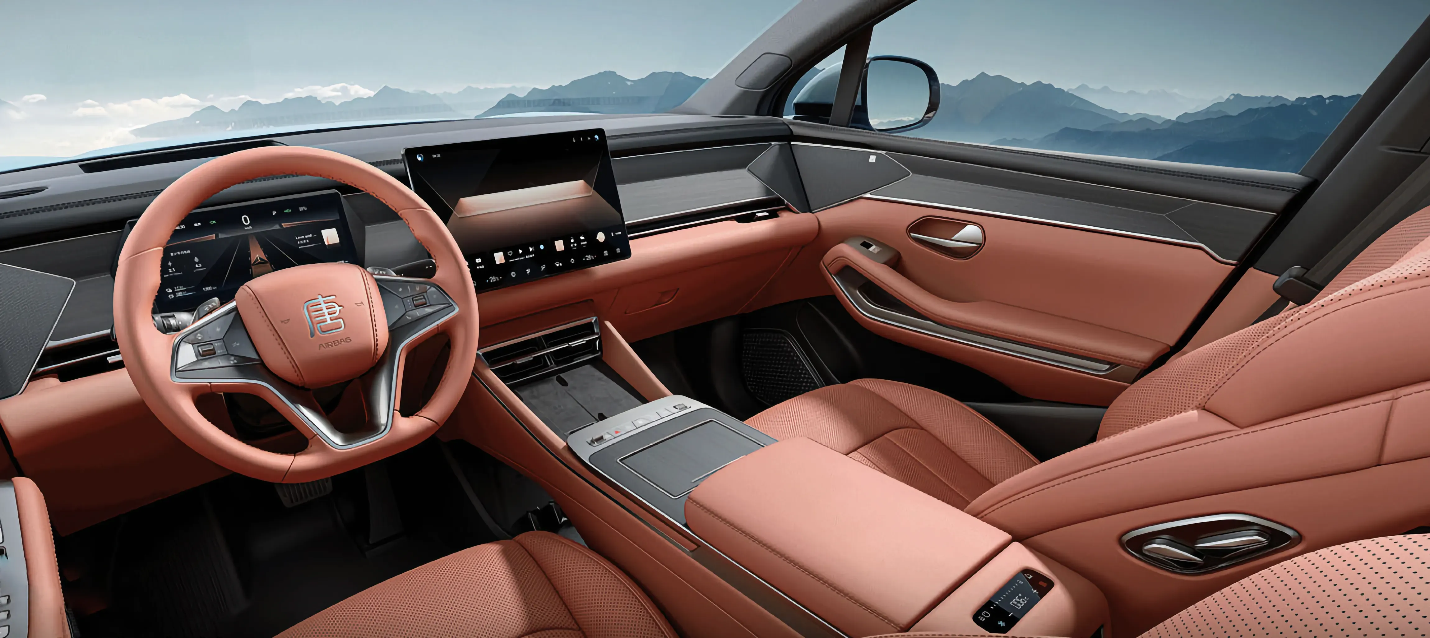 BYD Seagull салон задние сиденья