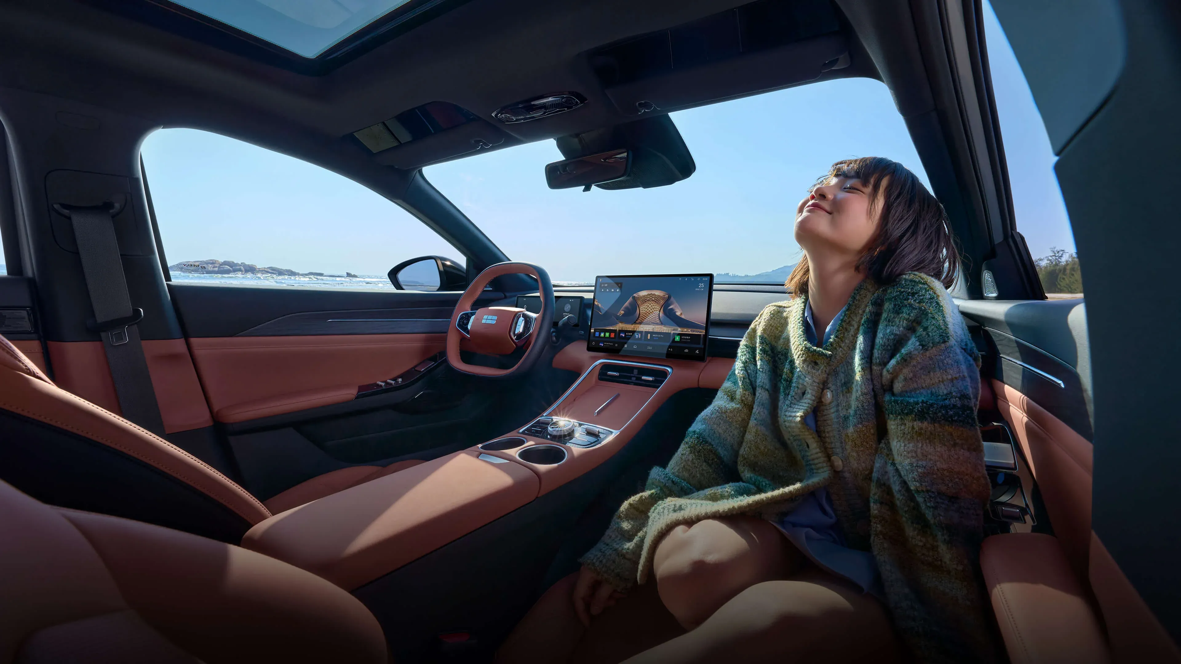 BYD Seagull салон передние сиденья