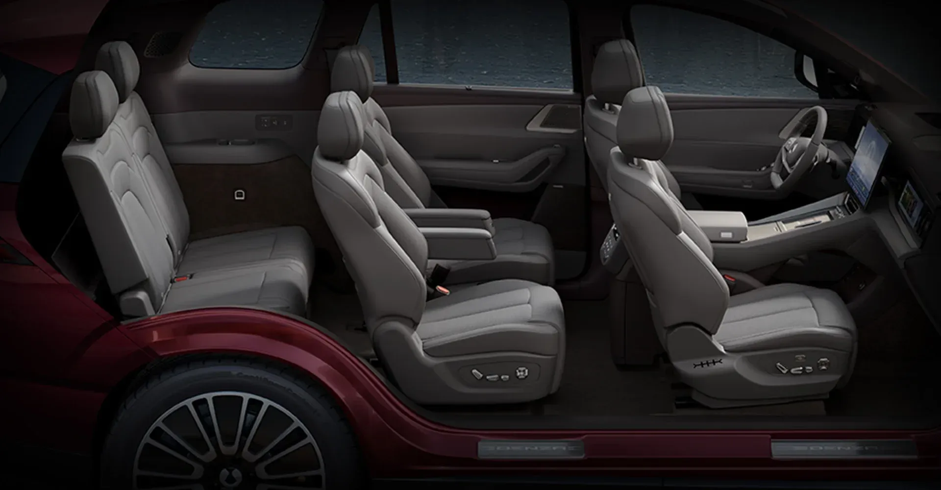 Xiami SU7 Ultra передние сиденья