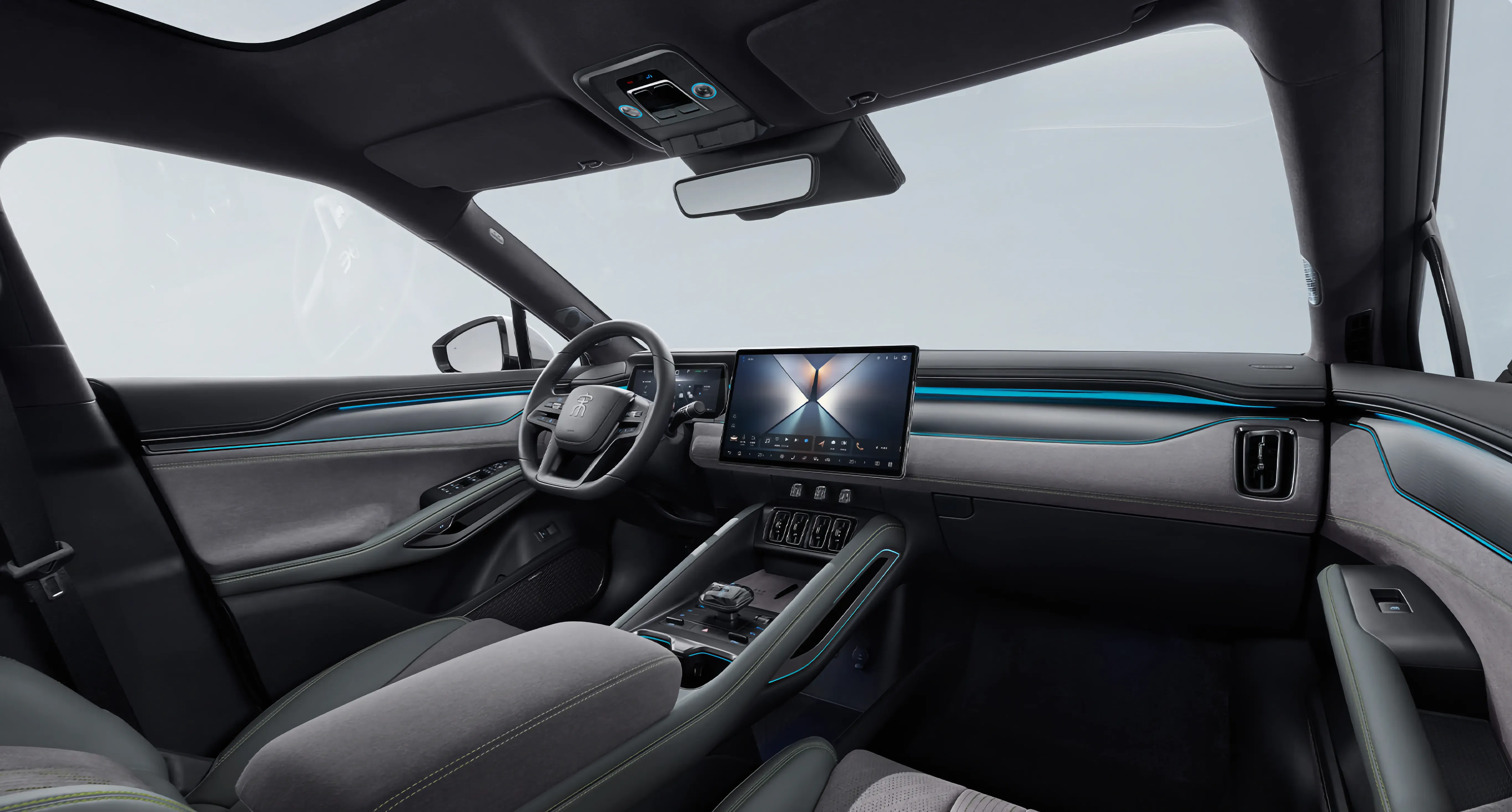 BYD Seagull салон задние сиденья
