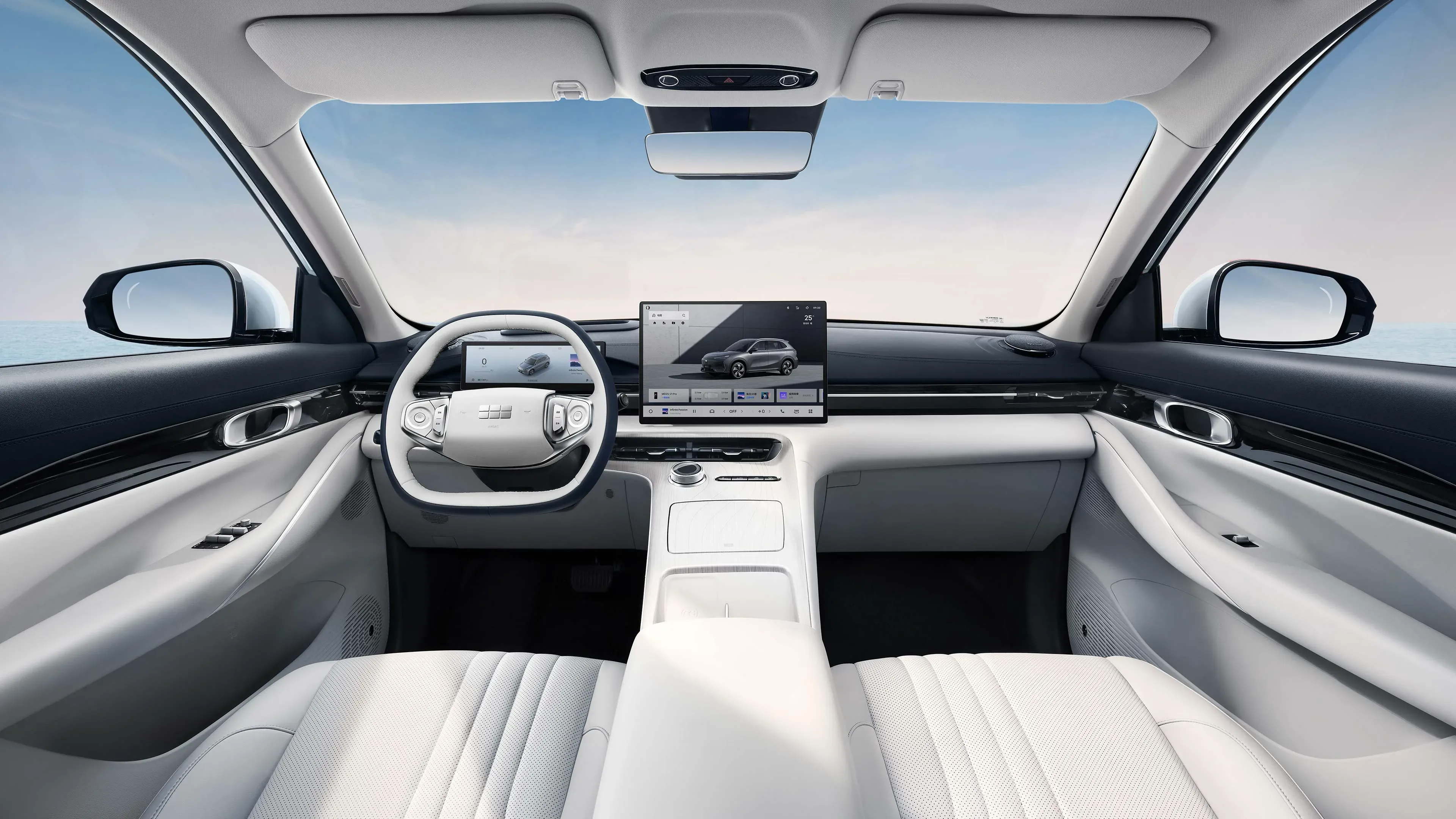 BYD Seagull салон задние сиденья