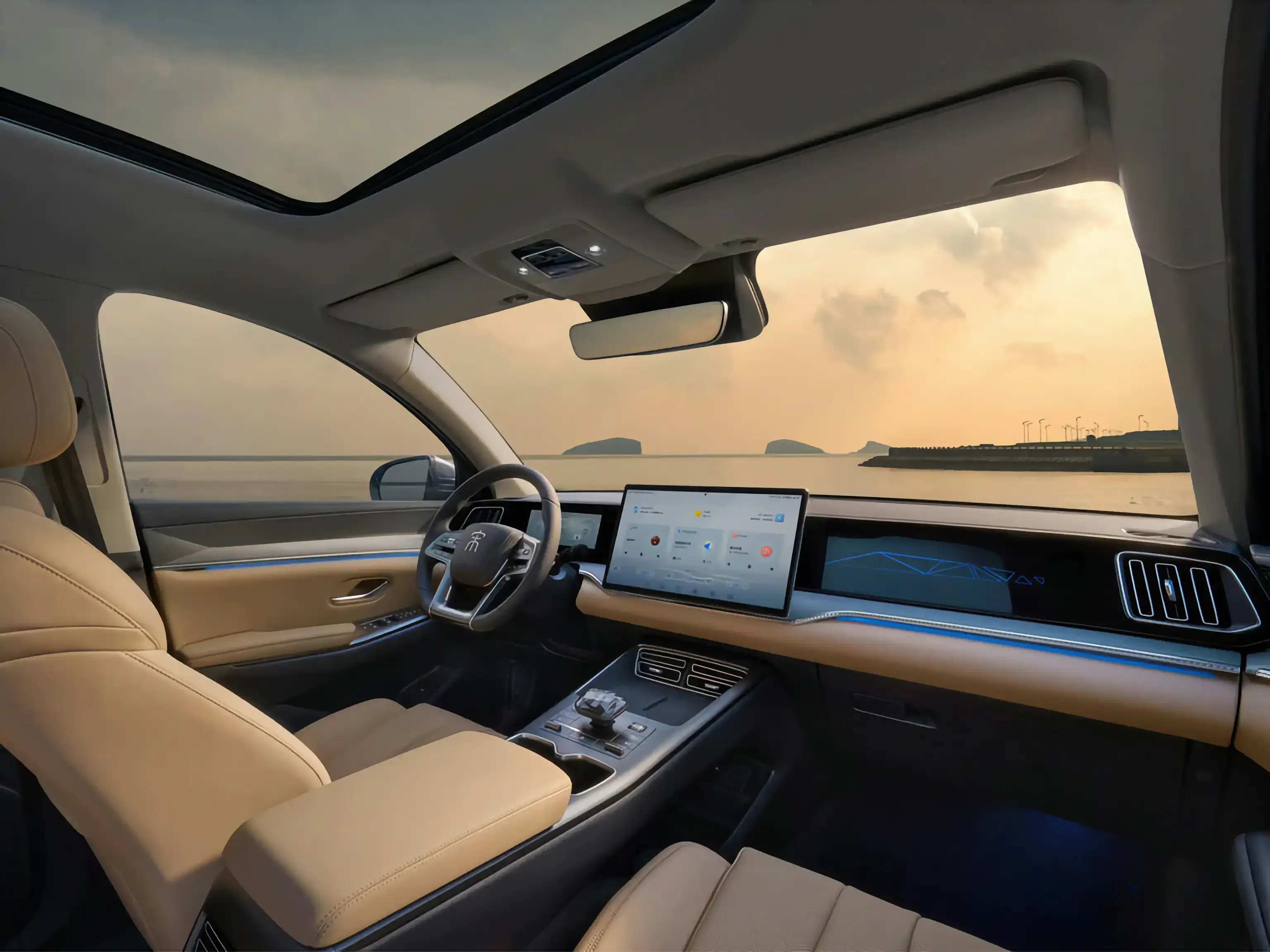 BYD Seagull салон передние сиденья