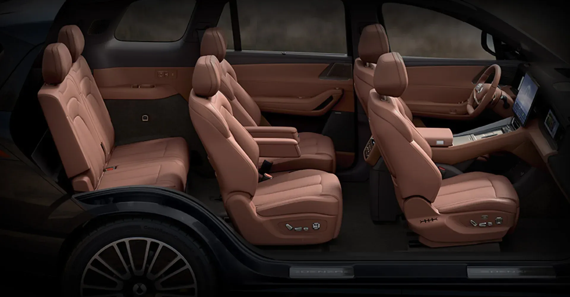 Xiami SU7 Ultra передние сиденья