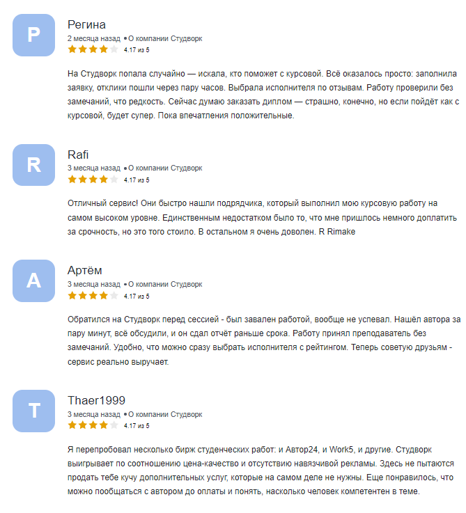 фото отзывы о сервисе студворк