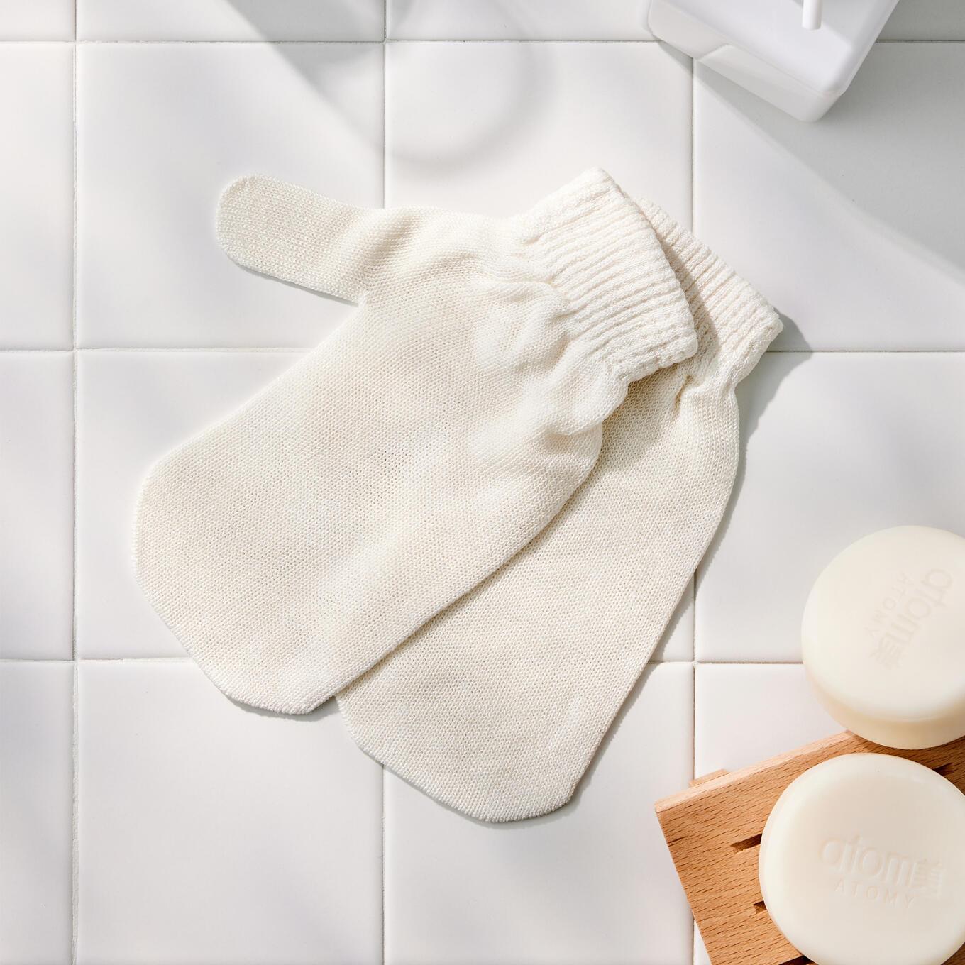 Атоми Мочалка-варежка для душа (2 шт.) купить Атоми Мочалка-варежка для душа (2 шт.)