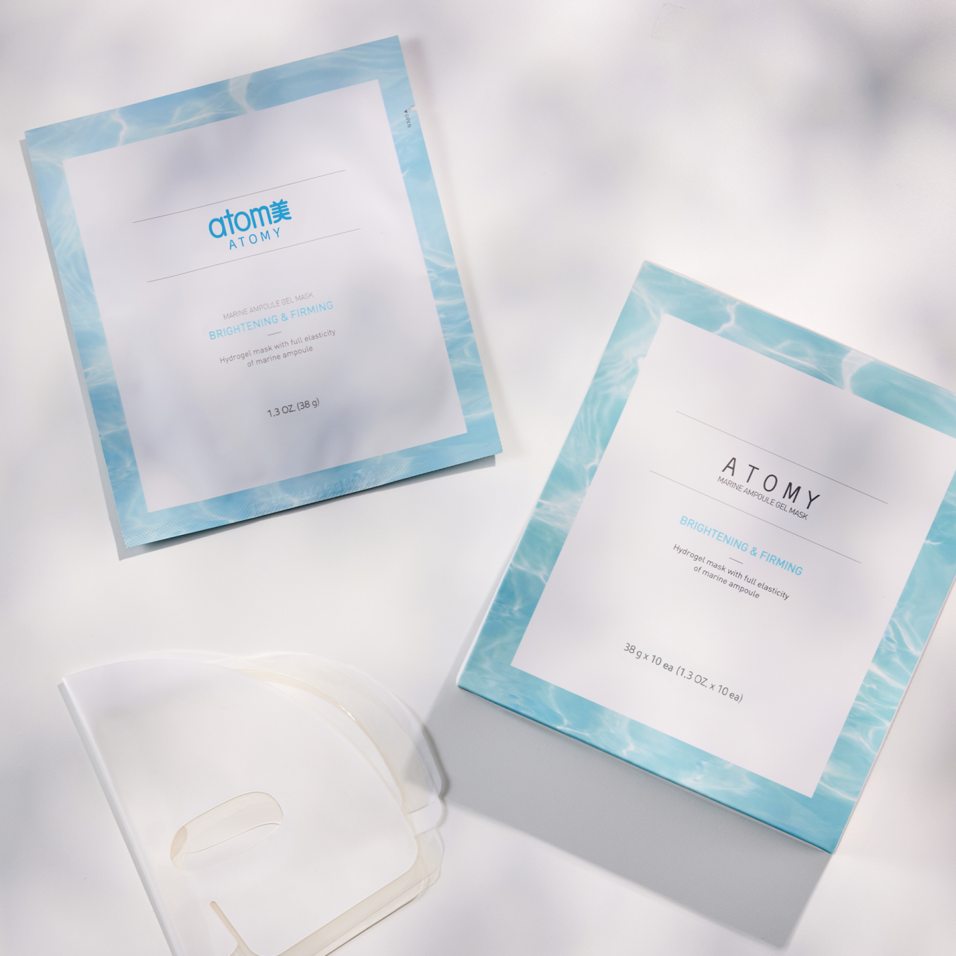Атоми Морская Гидрогелевая маска (Сияние)
