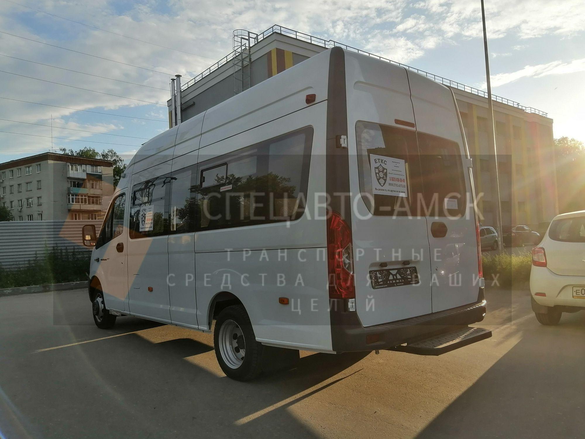 АВТОБУС ГАЗЕЛЬ NEXT , вид сзади левый борт