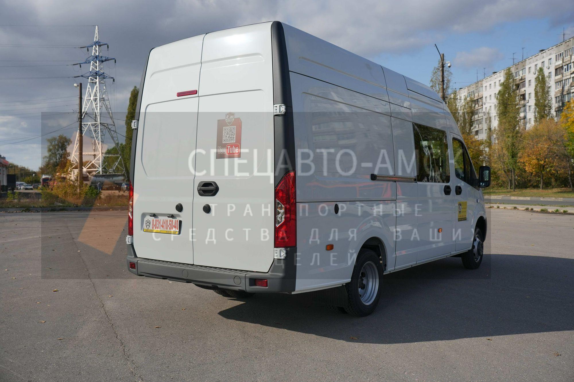 Газель Некст GAZelle NEXT A32R32 ЦМФ , правый борт вид сзади
