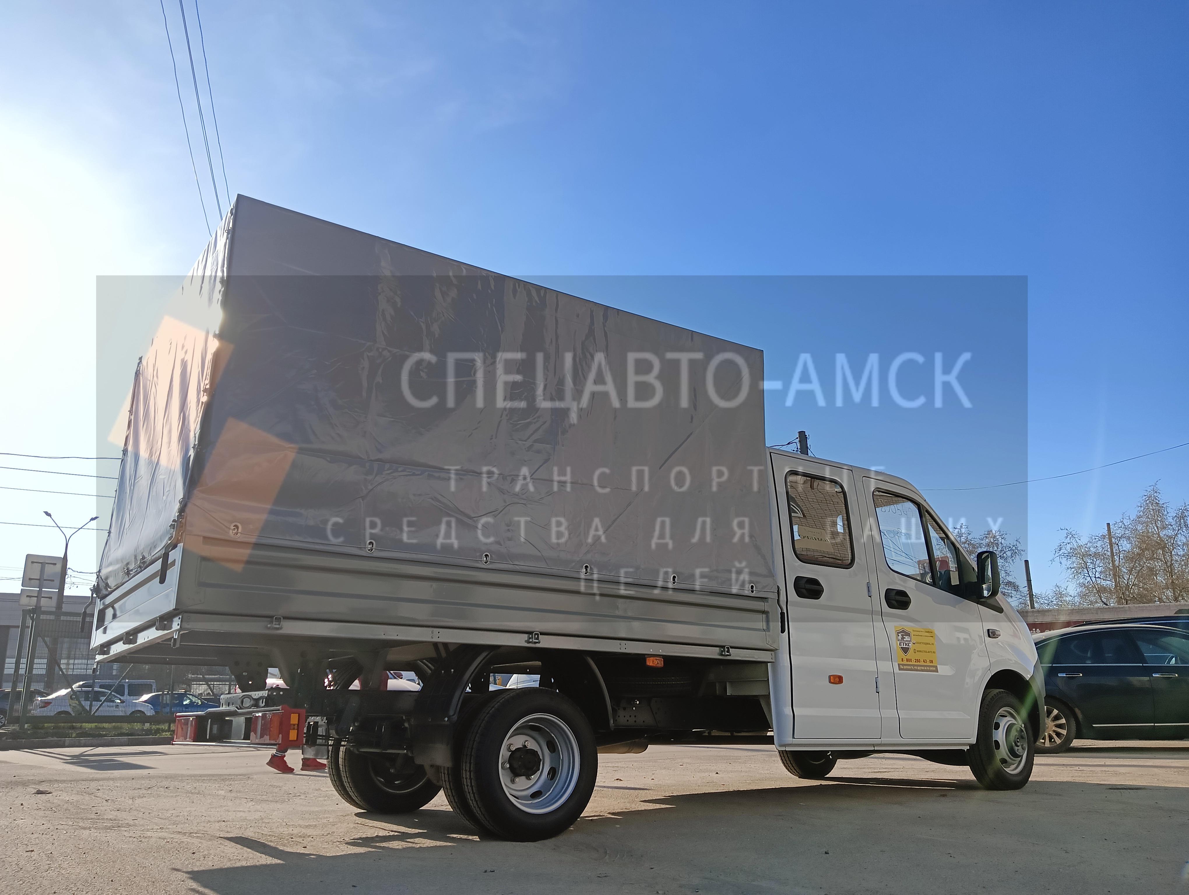 ГАЗЕЛЬ  NEXT A22R32 , левый борт вид спереди