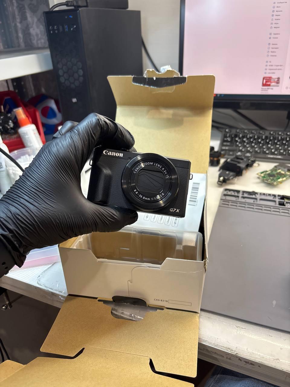 Ремонт фотоаппарата Canon G7X