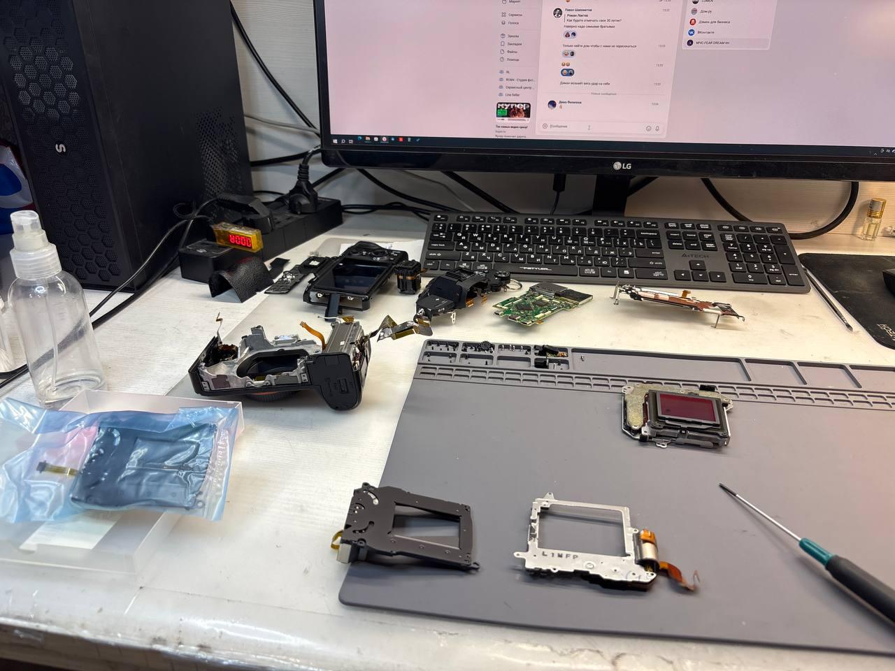 Ремонт фотоаппарата Sony A7 III