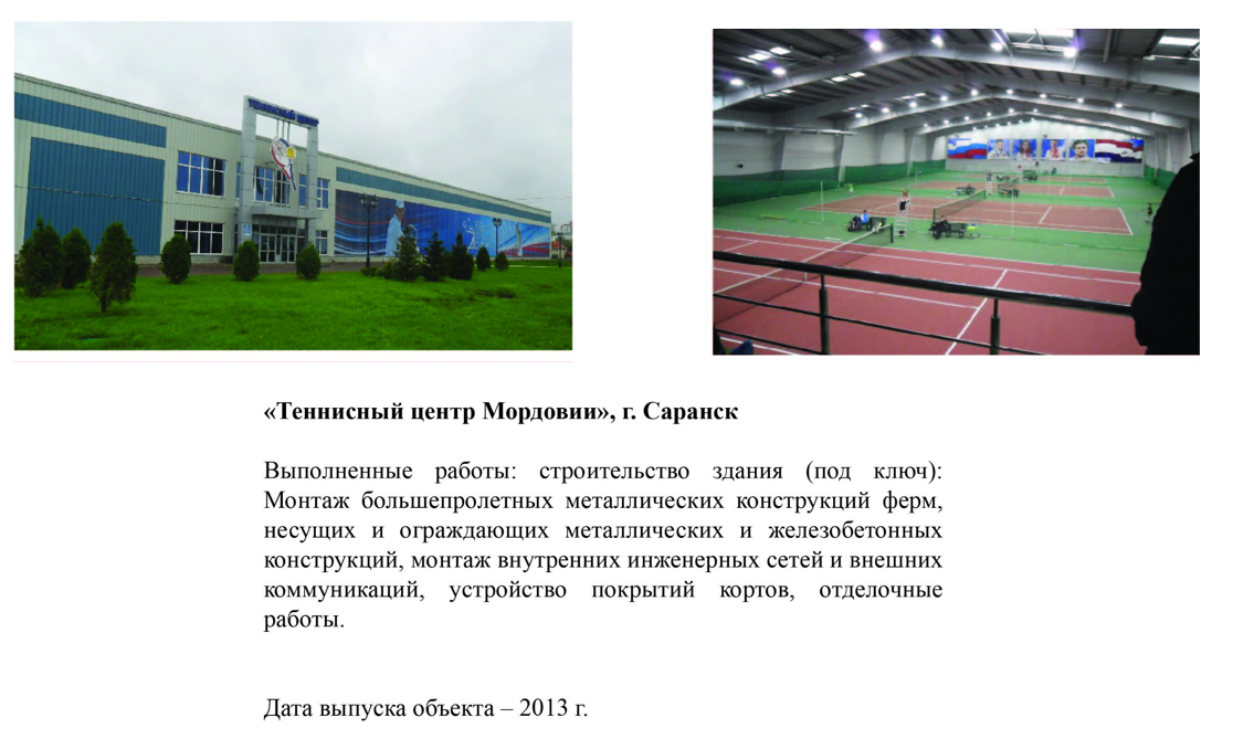 "Теннисный центр Мордовии", г. Саранск