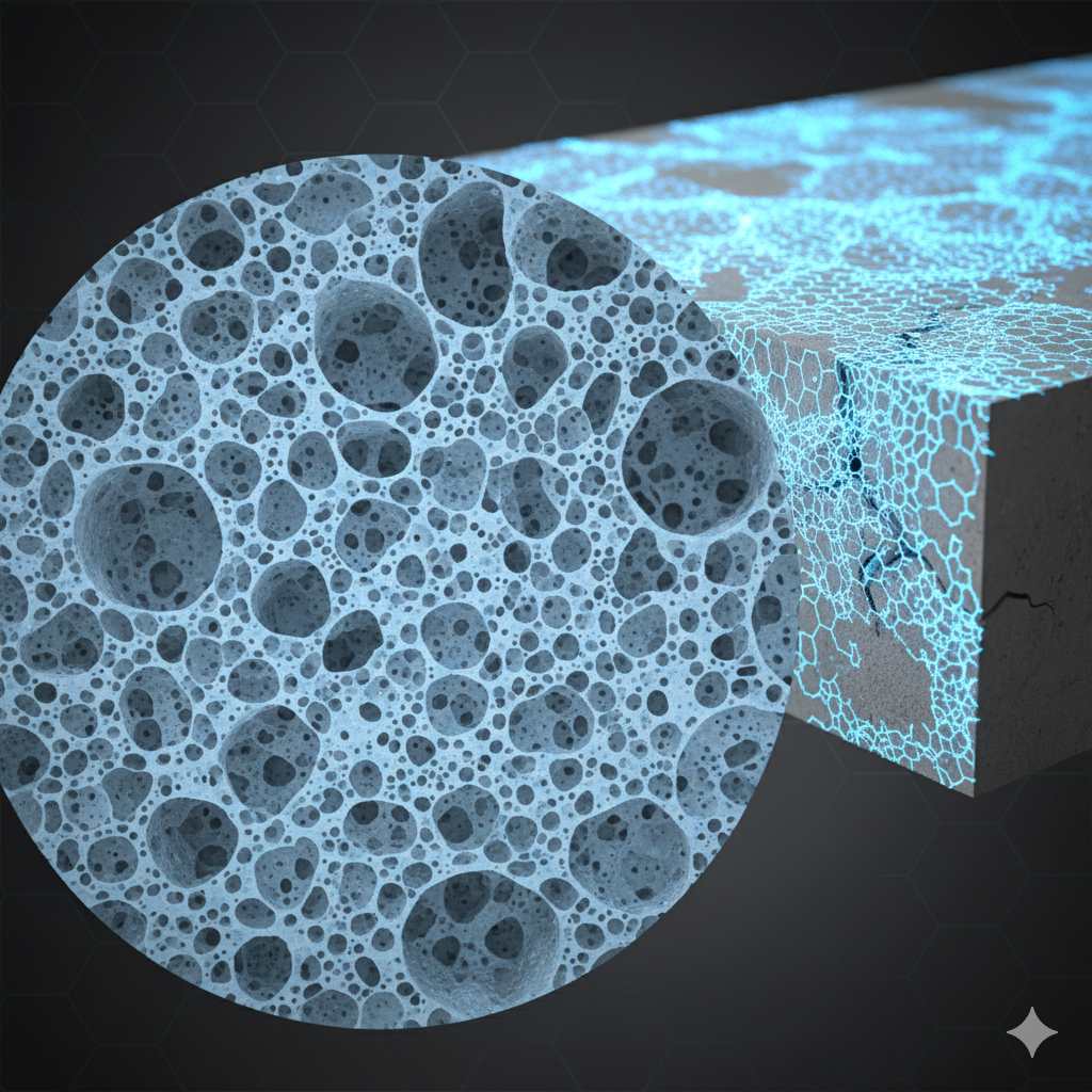 Уплотнение структуры и снижение пористости