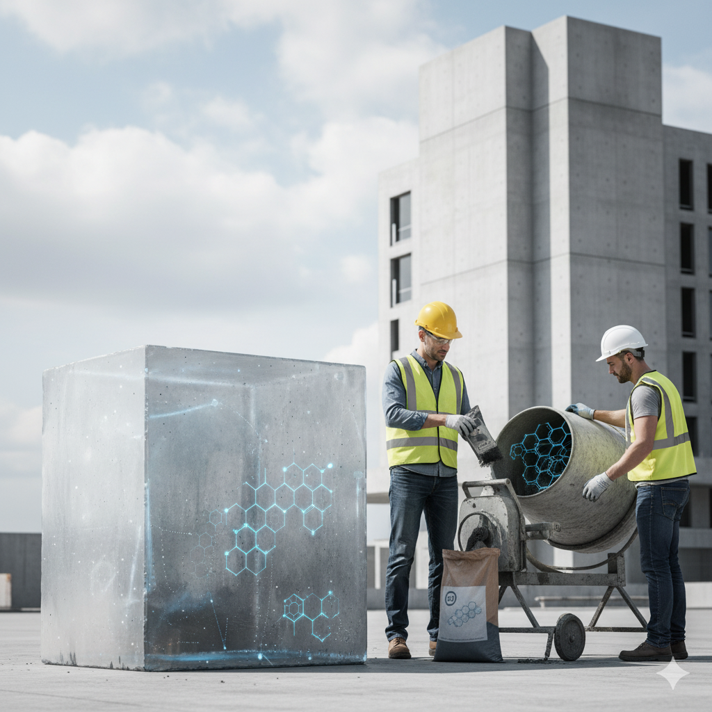 Графен для прочного бетона