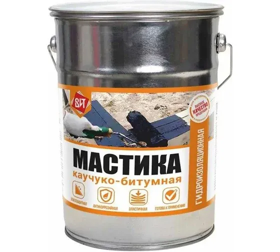 Мастика каучуко-битумная 15кг Царицынские краски | ЛНР