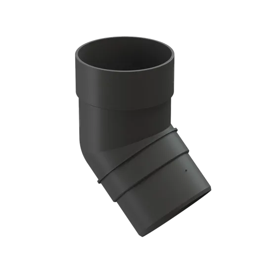 Колено водосточное 45° Döcke PREMIUM графит купить в г. Луганск - отвод трубы