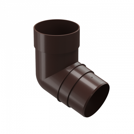 Колено водосточное 72° Döcke PREMIUM шоколад купить в г. Луганск - изгиб стояка