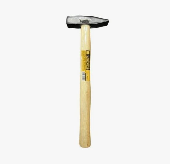 Слесарный молоток MosTek Классик 500 г, деревянная рукоятка, квадратный боек, сталь 45