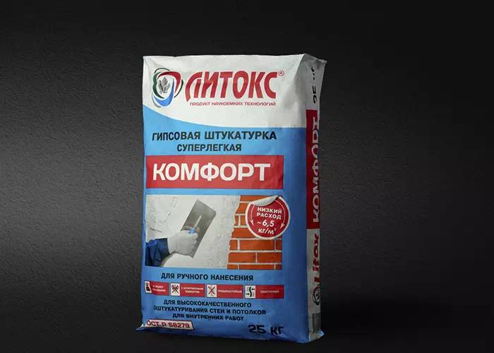 <img src="komfort-legkaya-gipsovaya-shtukaturka-25kg.jpg" alt="Комфорт легкая гипсовая штукатурка, 25 кг, Litox Lugansk">