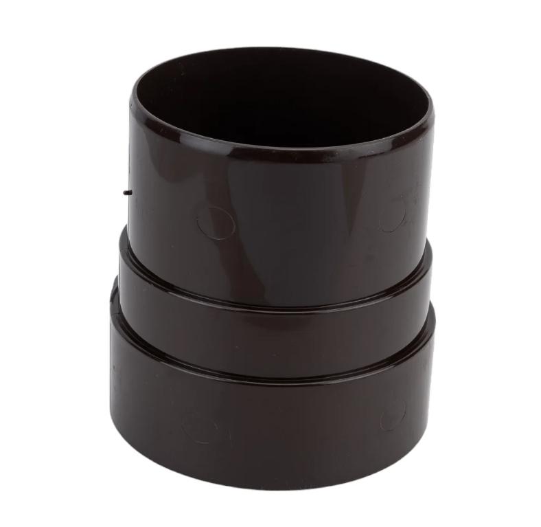 Муфта соединительная Döcke STANDARD 80 мм темно-коричневая - соединение водосточных труб в Луганске