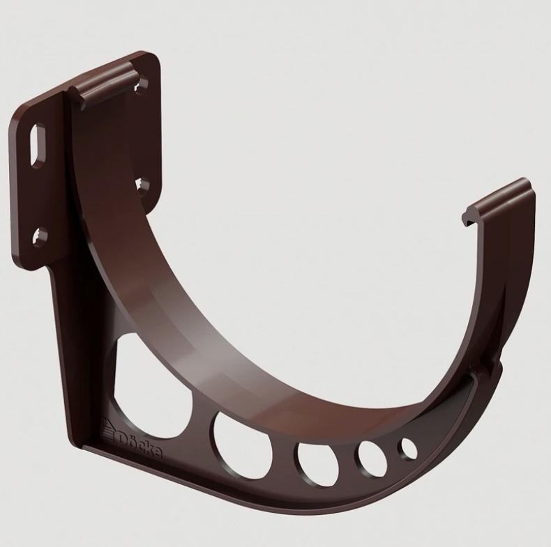 Кронштейн для желоба Döcke STANDARD 120 мм темно-коричневый - крепление водосточного желоба в Луганске