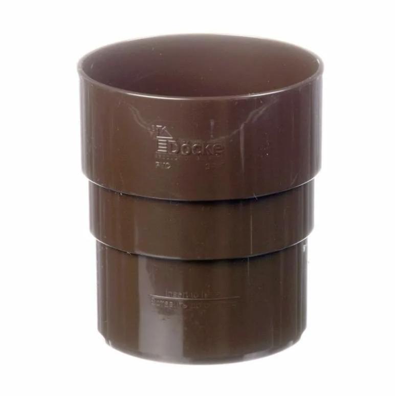 Муфта соединительная Döcke PREMIUM шоколад купить в г. Луганск - стык водосточных труб