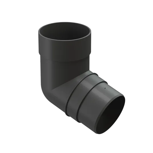 Колено водосточное 72° Döcke PREMIUM графит купить в г. Луганск - изгиб стояка