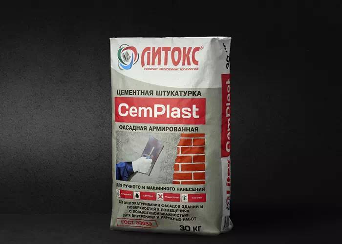 <img src="cemplast-tsementnaya-shtukaturka-fasadnaya-30kg.jpg" alt="CemPlast цементная штукатурка фасадная, 30 кг, Litox Lugansk">