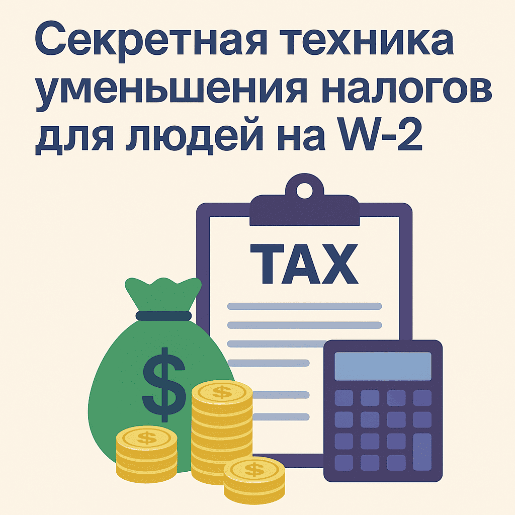 снижение налогов W2, налоговая стратегия W2
