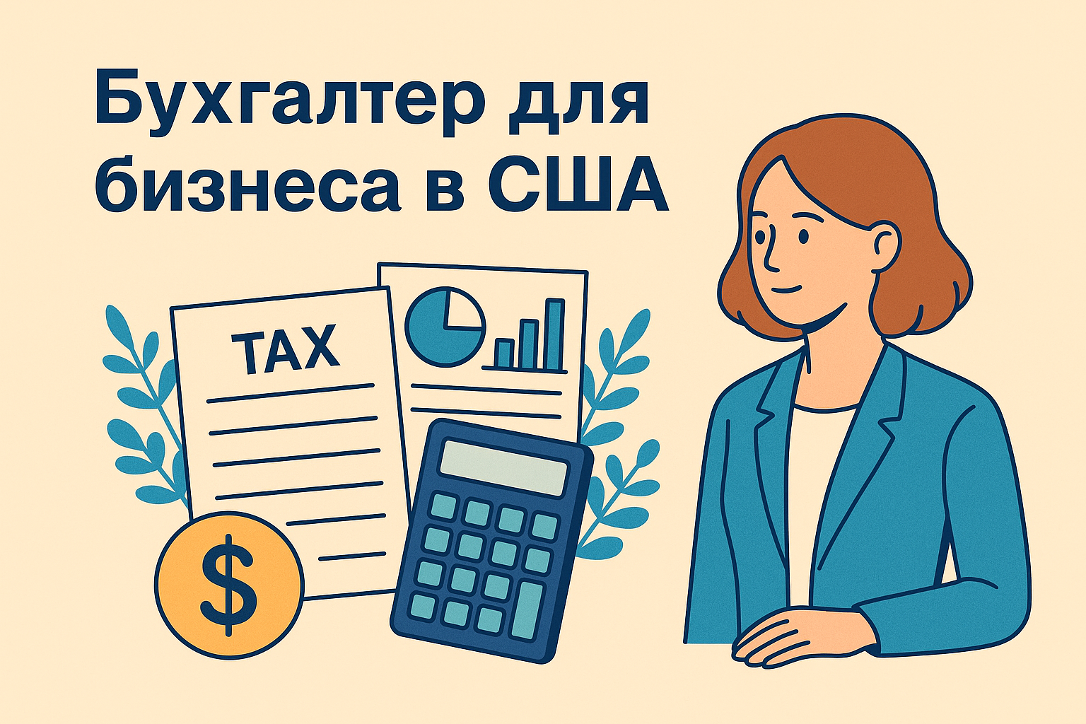 Бухгалтер для бизнеса в США ведет учет и помогает с налогами