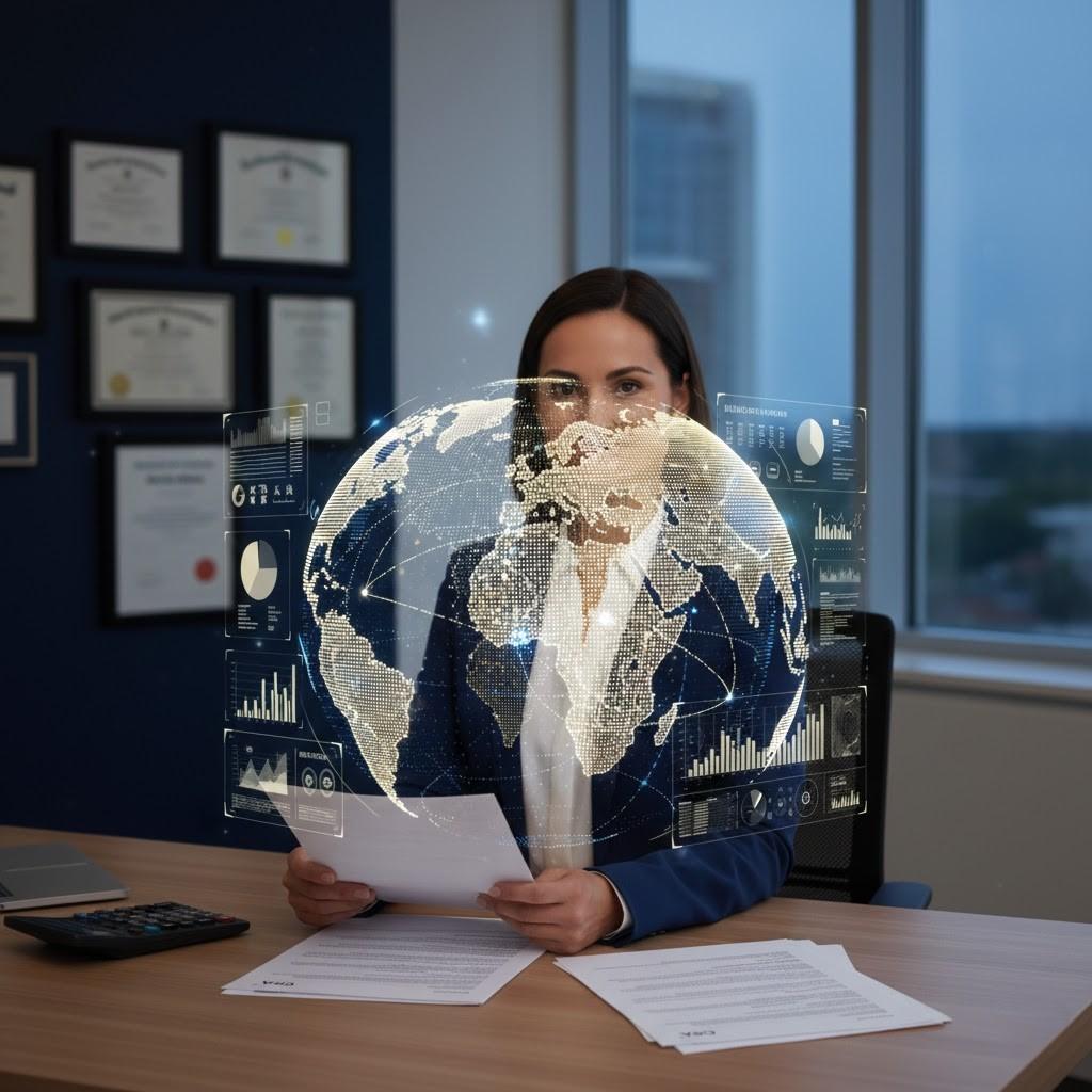 Bookkeeping and financial statement preparation services illustration