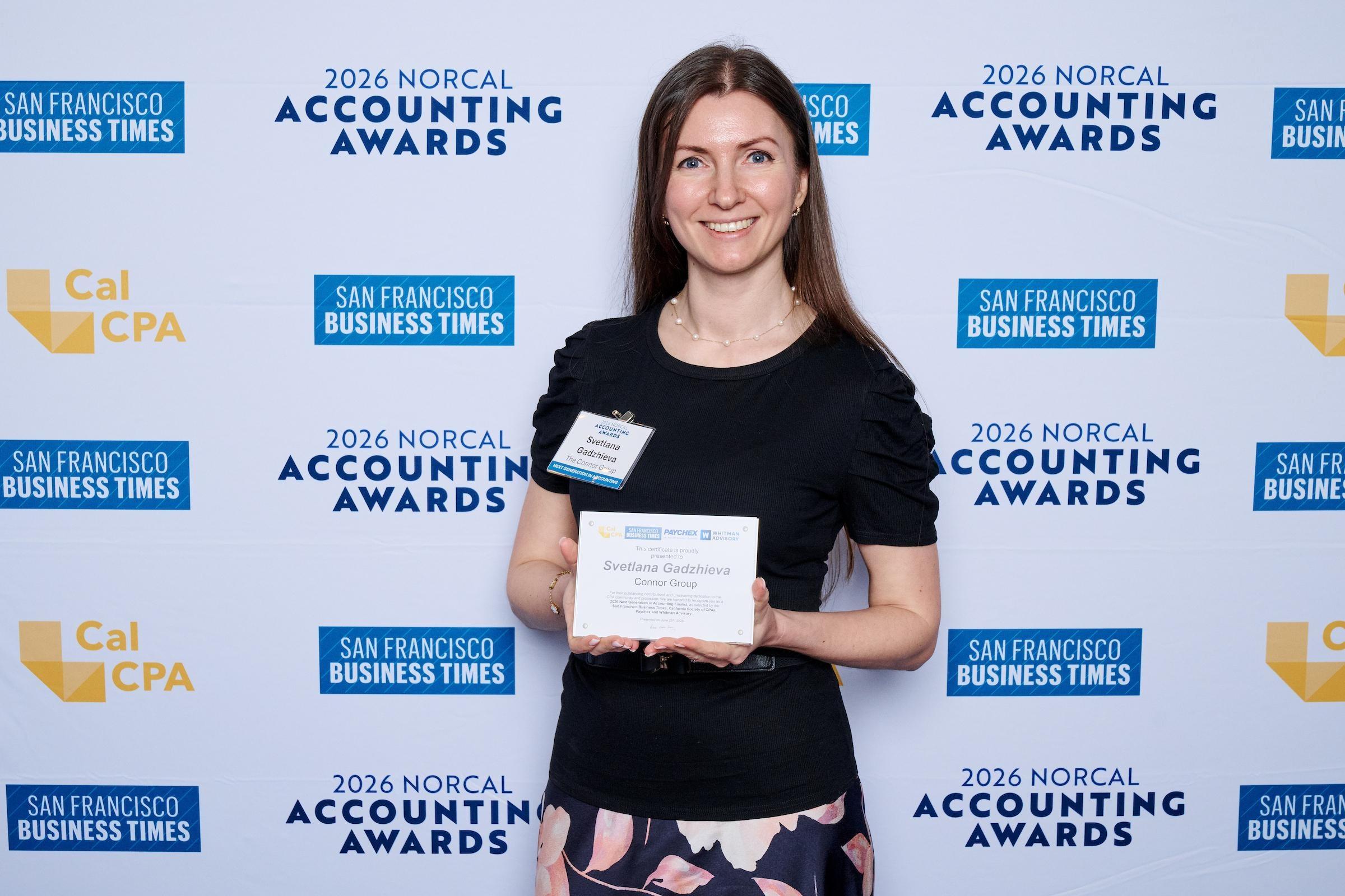 Svetlana Gadzhieva Accounting Awards