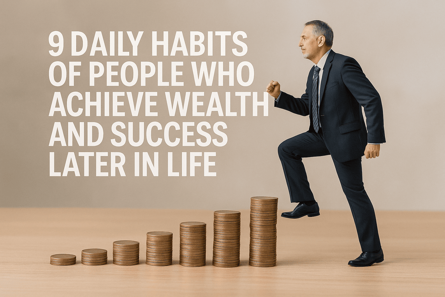 9 Daily Habits of People Who Achieve Wealth and Success Later in Life