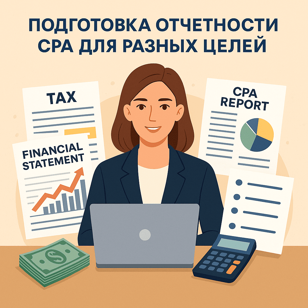 Подготовка отчетности CPA для разных целей
