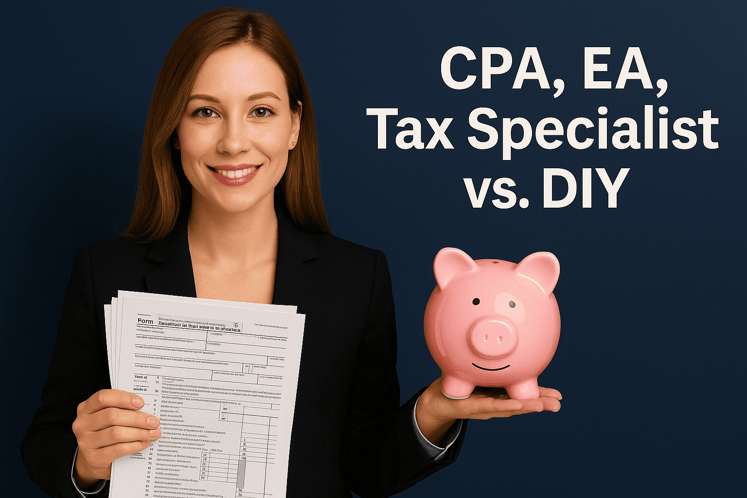 Pros and Cons of Filing Tax Returns: CPA, EA, Tax Specialist vs. DIY