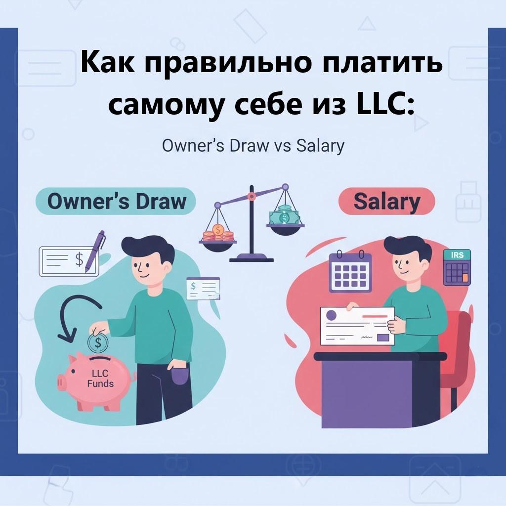 Как правильно платить самому себе из LLC