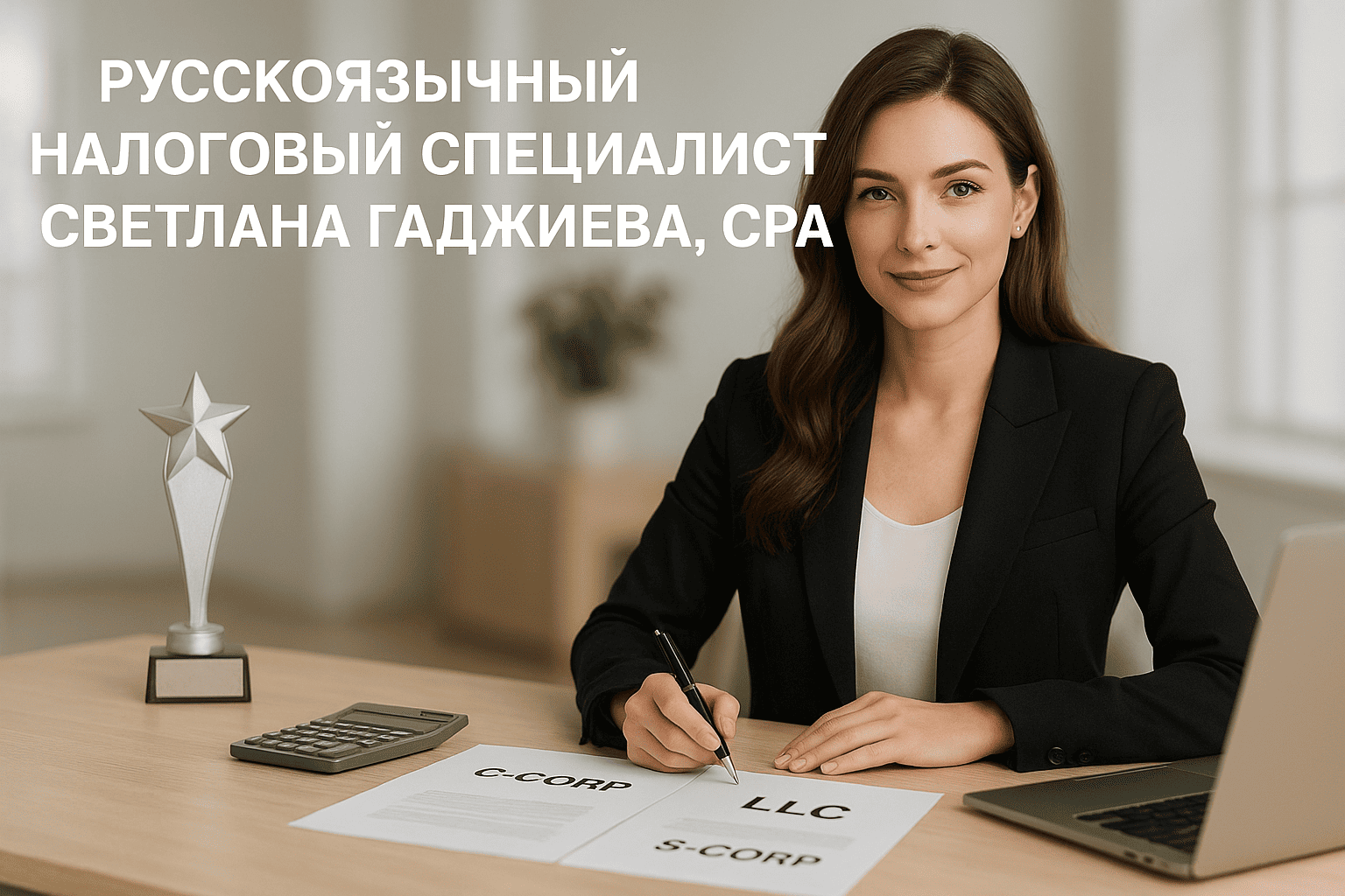 Русскоязычный налоговый специалист Светлана Гаджиева, CPA