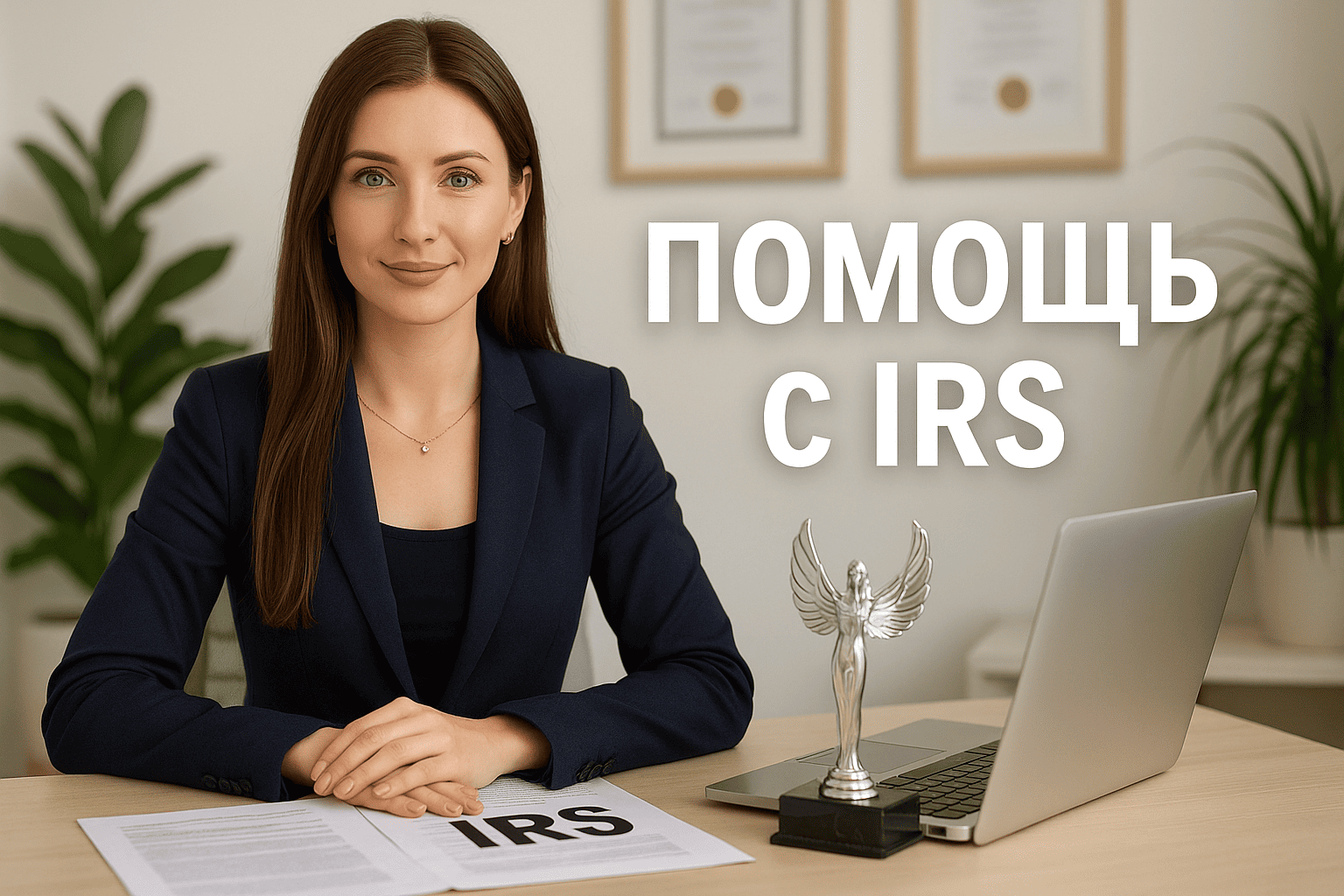 Помощь с IRS пришло письмо от налоговой