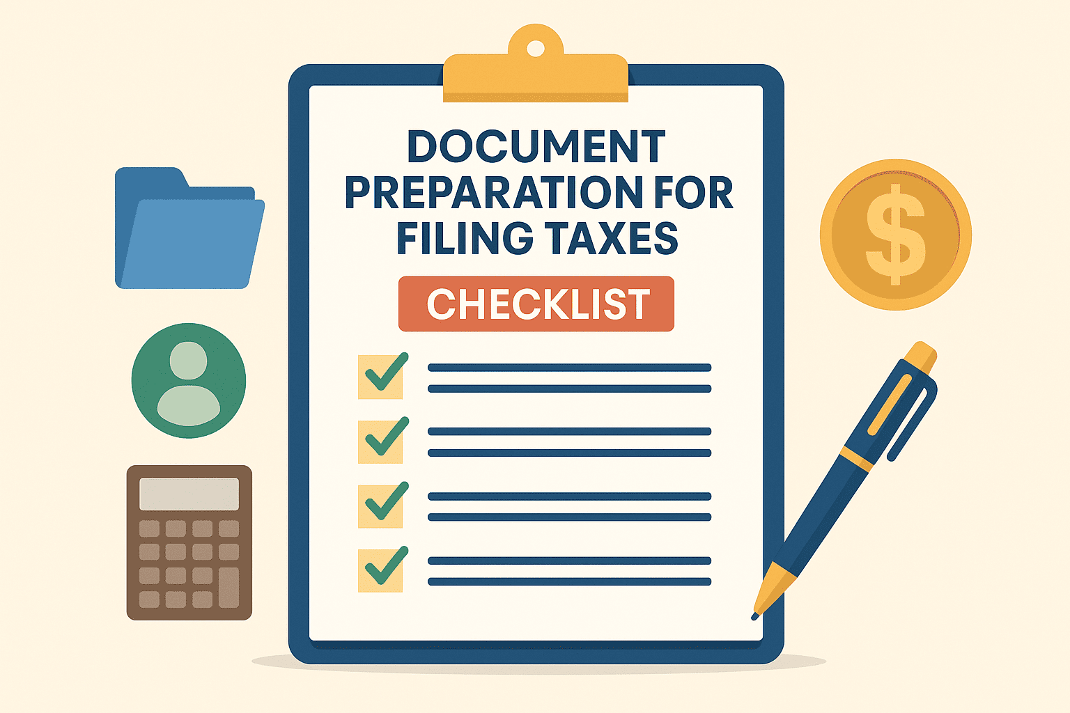 Document Preparation for Filing Taxes: A Checklist That Saves Time and Stress