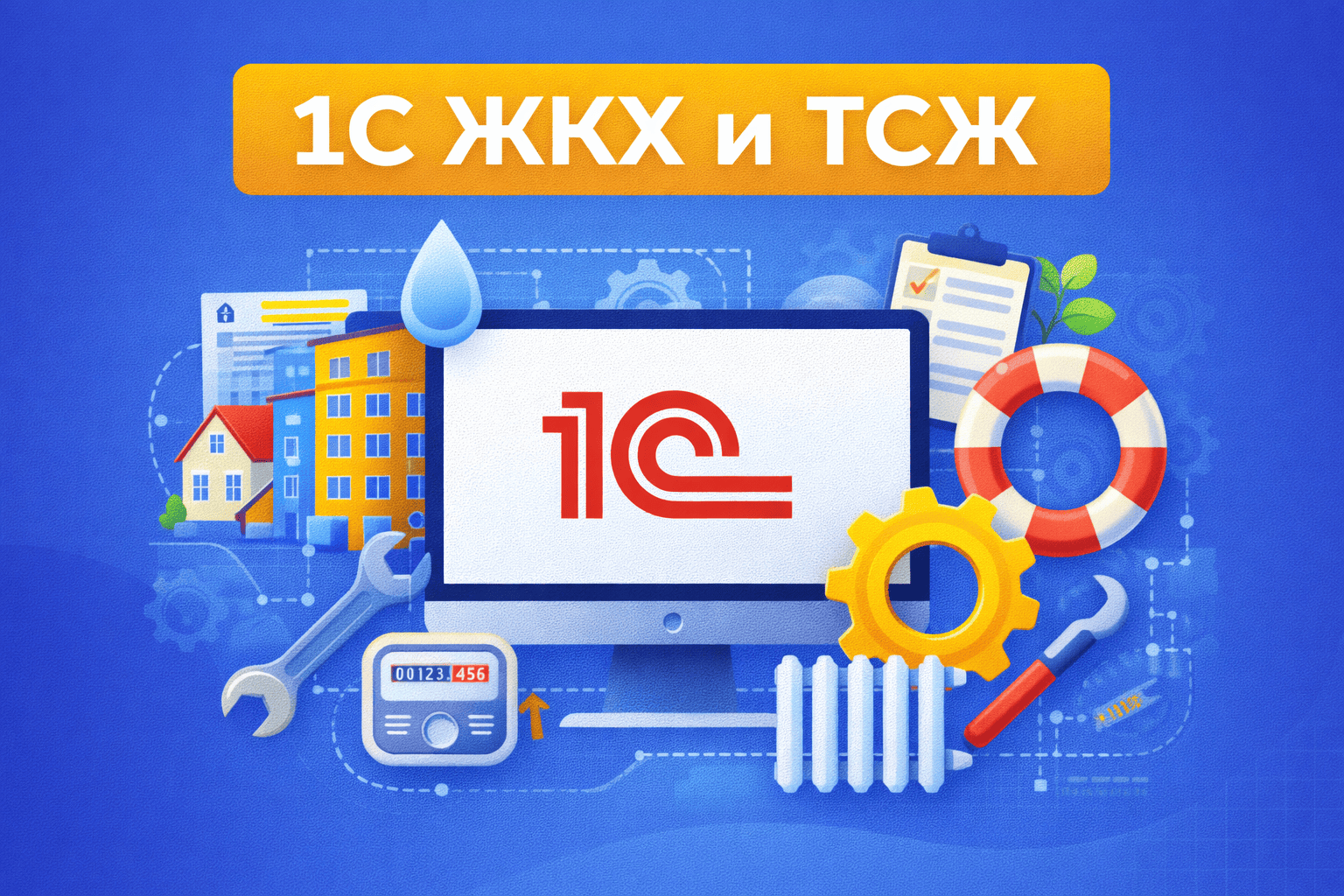 Настройка 1С ЖКХ ТСЖ в Екатеринбурге