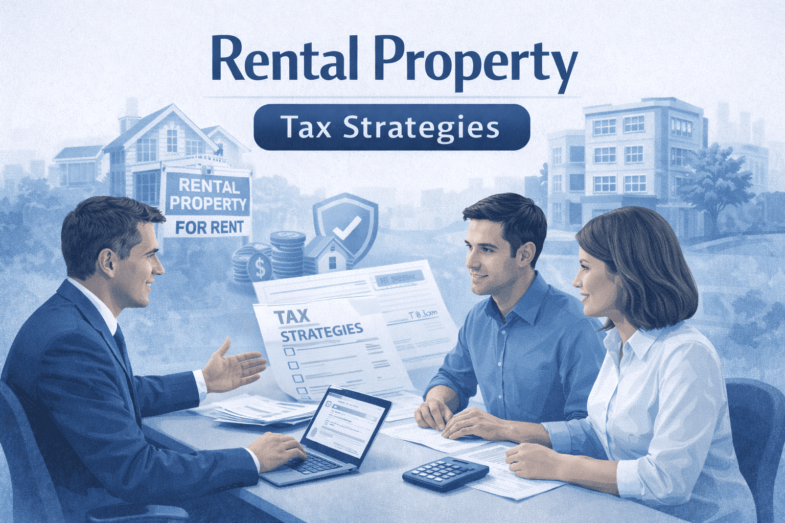 CPA advising rental property owners on tax strategies, deductions, and income optimization for real estate investments in the United States.